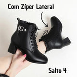 Bota Velvet - Ela se adapta às suas necessidades e ocasiões, salto alto de 7cm ou médio de 4cm você escolhe!